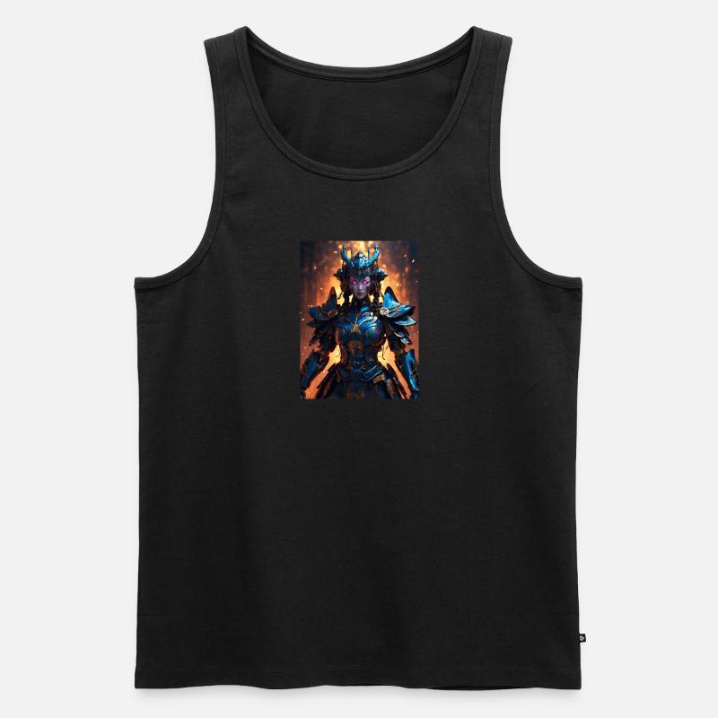Samurai-Mädchen - Männer Premium Bio Tank Top - undefined