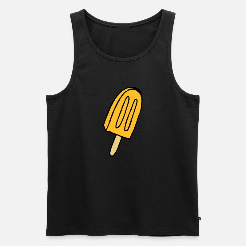 Eis - Männer Premium Bio Tank Top - Schwarz