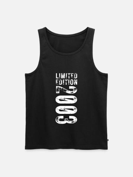limited edition 2003 - Men's Premium Organic Tank Top - black