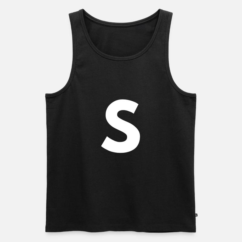 S - Débardeur bio Premium Homme - noir