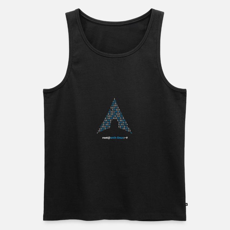 Archlinux - Männer Premium Bio Tank Top - Schwarz