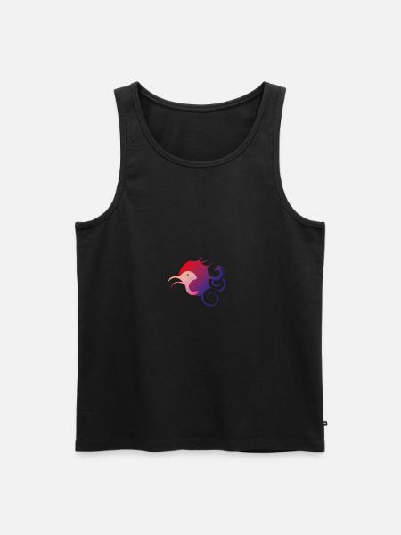 humming-bird - Men's Premium Organic Tank Top - black