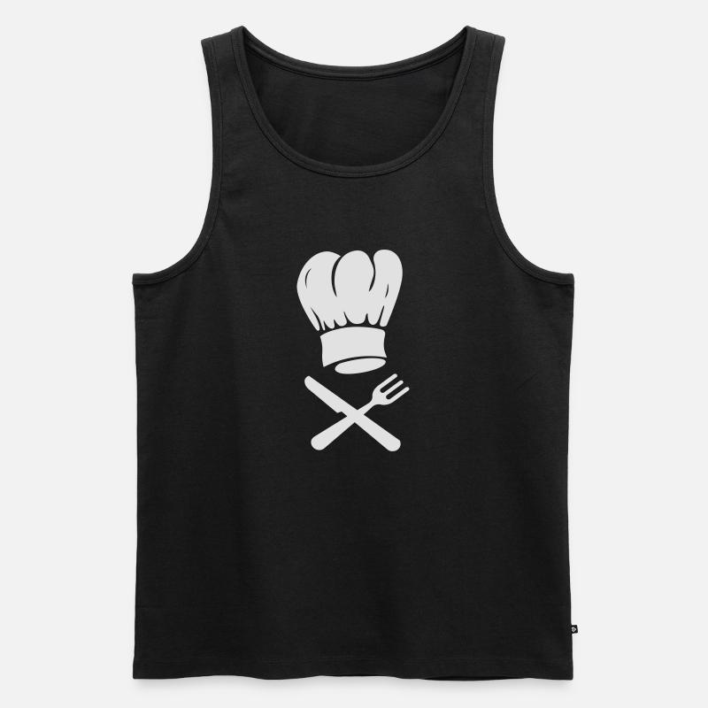 Chef - Männer Premium Bio Tank Top - Schwarz