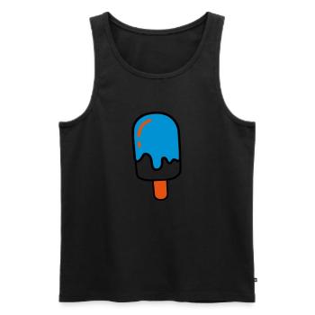 Eis am Stil - Männer Premium Bio Tank Top - Schwarz - Vorne - AI Model Male 178 light (178cm)