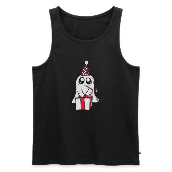 Süßer Geist feiert Geburtstag - Männer Premium Bio Tank Top - Schwarz - Vorne - Michal (187cm)