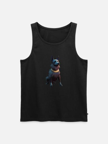 Black Shepherd Dog - Men's Premium Organic Tank Top - black
