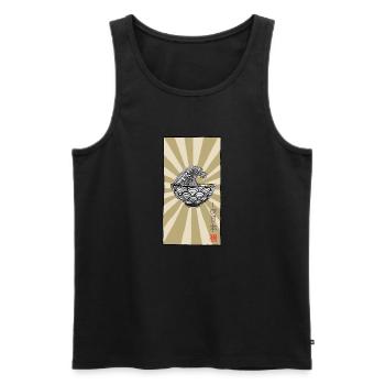Ramenmanga I Love Japan - Men's Premium Organic Tank Top - black - Front - Michal (187cm)