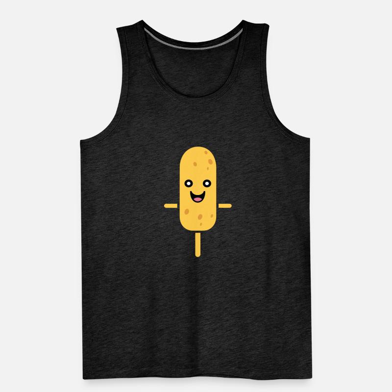 Corn dog food Men's Premium Organic Tank Top