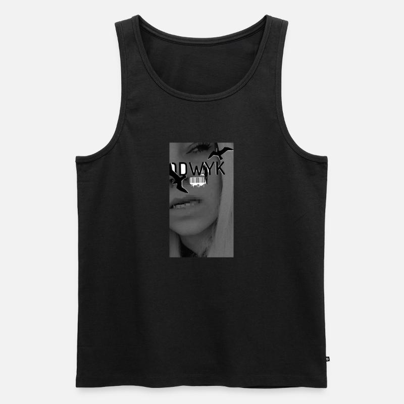 3B6347BD E0D7 497B 83E0 36AA74901BFD - Men's Premium Organic Tank Top - black