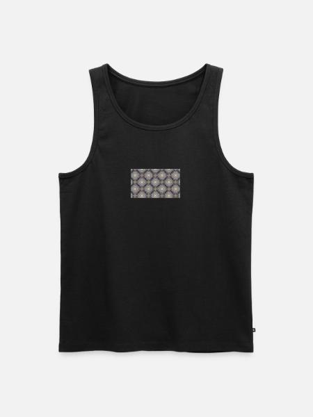 Nature pattern Skagen flora - Men's Premium Organic Tank Top - black