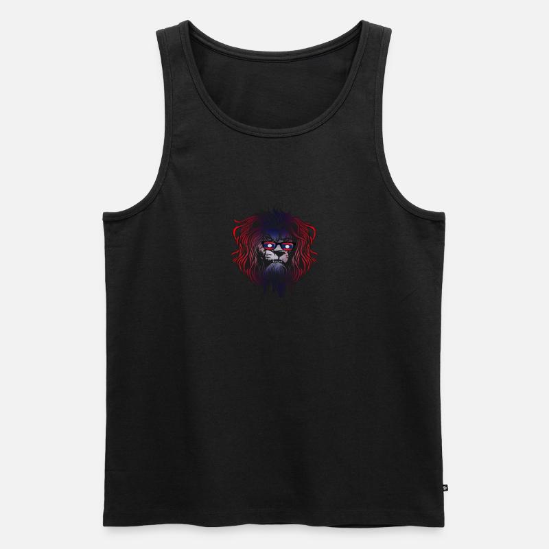 Laos - Männer Premium Bio Tank Top - Schwarz