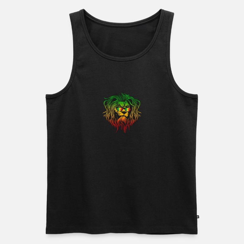 Mali - Männer Premium Bio Tank Top - Schwarz