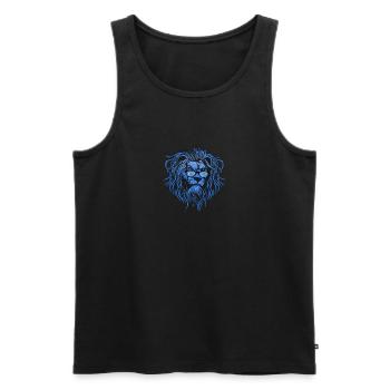 Ouïghours - Débardeur bio Premium Homme - noir - Devant - Michal (187cm)