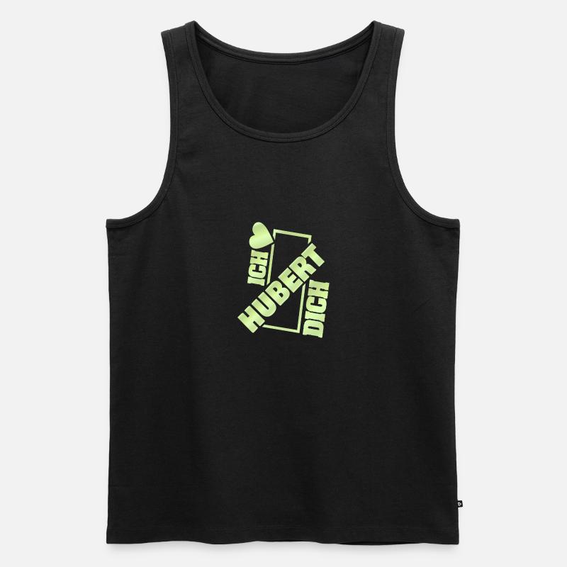 Couple Hubert - Männer Premium Bio Tank Top - Schwarz