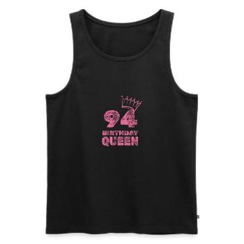Birthday 94 - Men's Premium Organic Tank Top - black - Front - AI Model Male 178 light (178cm)