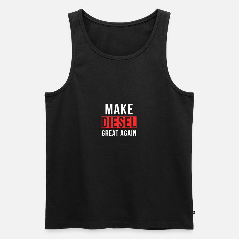 Make Diesel Great Again - Men's Premium Organic Tank Top - black