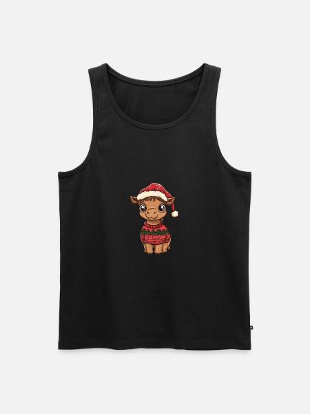 Kamel Weihnachten Comic - Männer Premium Bio Tank Top - 
