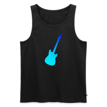 Guitariste Guitariste Guitare Guitariste Femmes - Débardeur bio Premium Homme - noir - Devant - Michal (187cm)