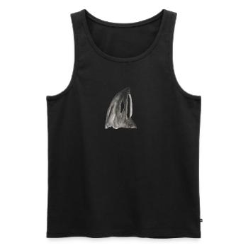 Orka in Aquarell - Männer Premium Bio Tank Top - Schwarz - Vorne - Michal (187cm)
