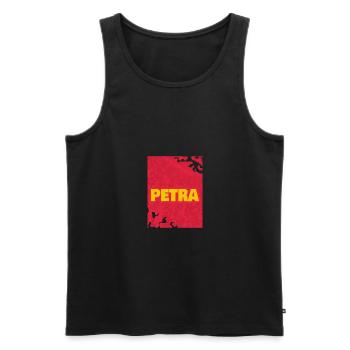 Style und Artwork Petra - Männer Premium Bio Tank Top - Schwarz - Vorne - AI Model Male 178 light (178cm)