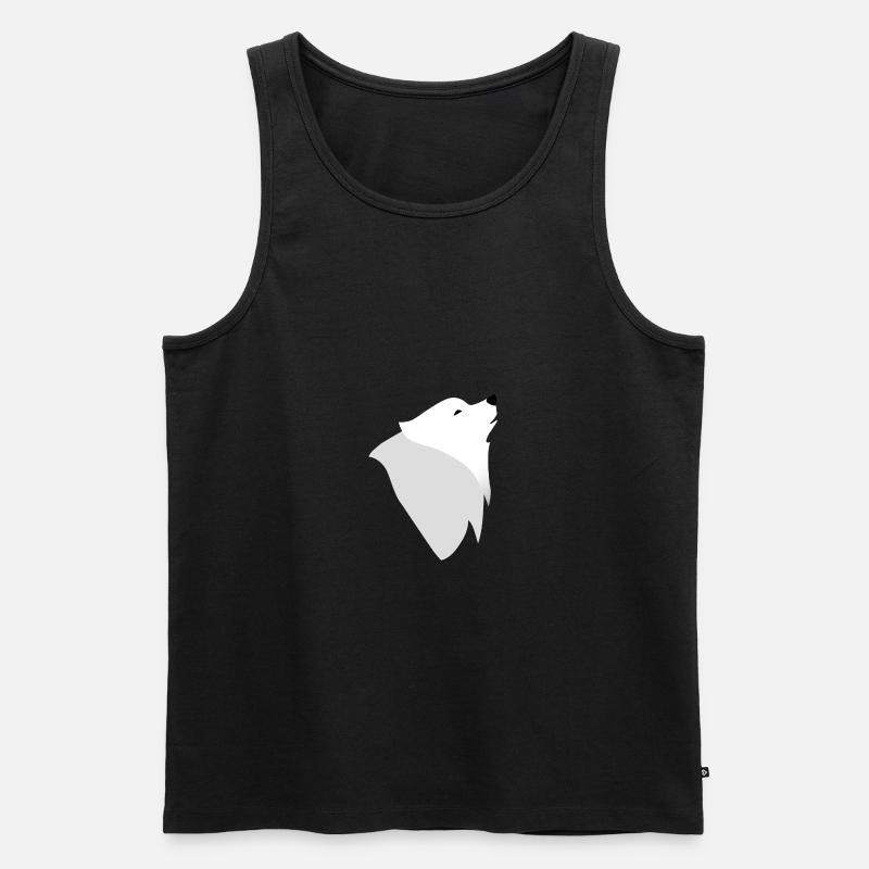Samojed uler - Männer Premium Bio Tank Top - Schwarz
