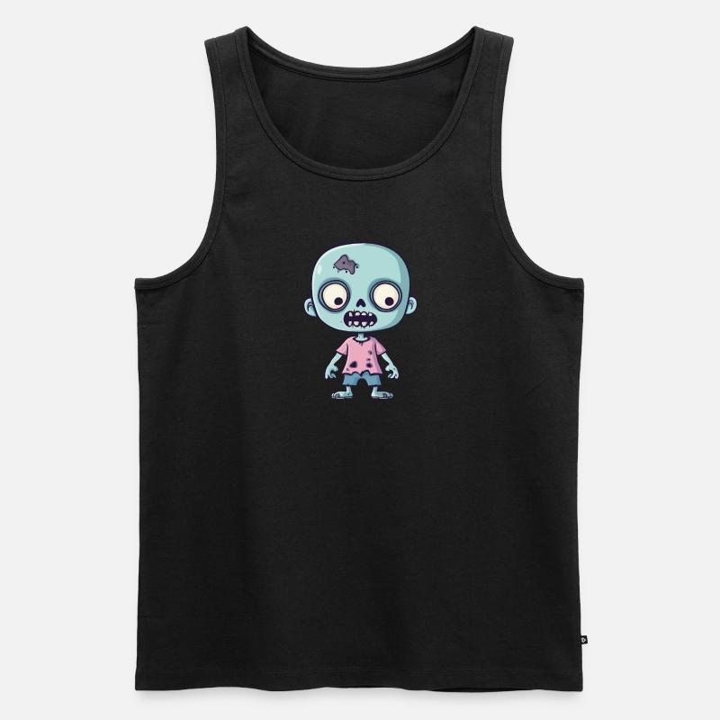 Zombie Zombieapokalypse - Männer Premium Bio Tank Top - Schwarz
