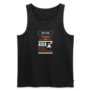 Bester Aquaball Trainer Aquaballtrainer Training - Männer Premium Bio Tank Top - Schwarz - Vorne - Michal (187cm)