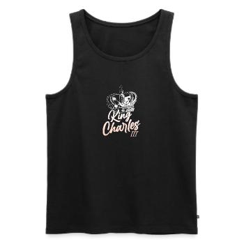 Britischer König III. Charles Coronung 2023 - Männer Premium Bio Tank Top - Schwarz - Vorne - Michal (187cm)