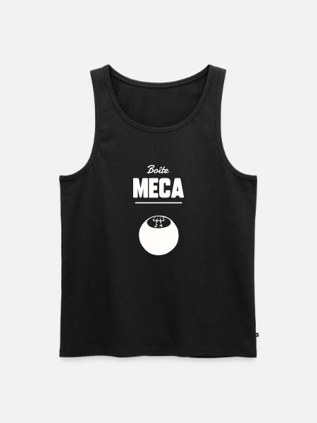 Boîte meca - Débardeur bio Premium Homme - noir