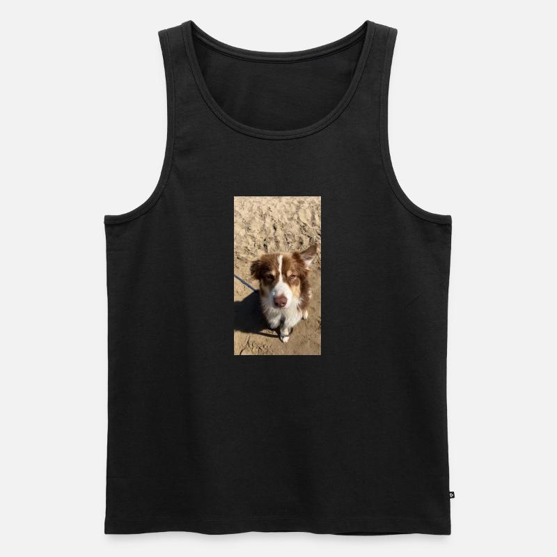 Aussie - Männer Premium Bio Tank Top - Schwarz