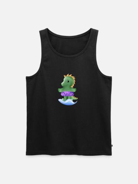 Small dinosaur - Men's Premium Organic Tank Top - black