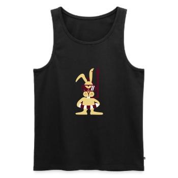 Diver bunny (3c) - Männer Premium Bio Tank Top - Schwarz - Vorne - AI Model Male 178 light (178cm)