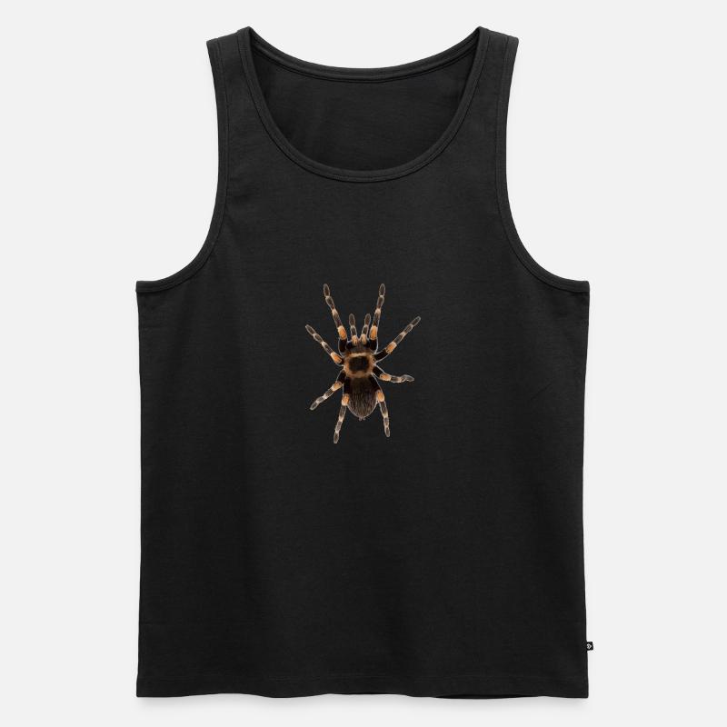 Spinne - Männer Premium Bio Tank Top - Schwarz