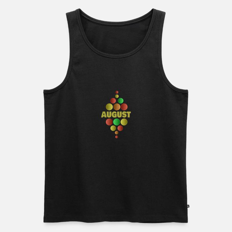 Erstklässler August - Männer Premium Bio Tank Top - Schwarz