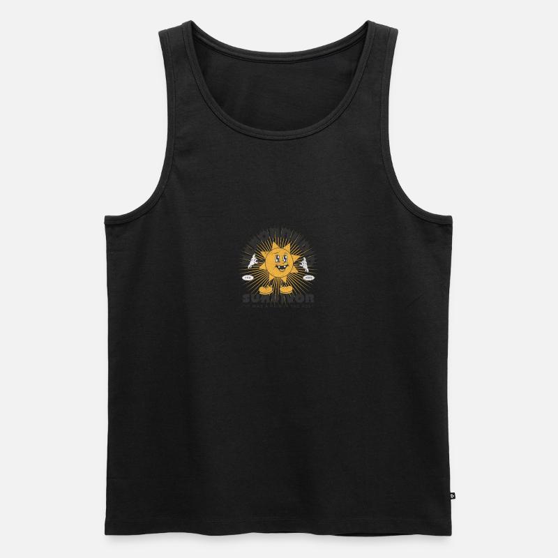 Hemorrhoid Survivor - Männer Premium Bio Tank Top - Schwarz