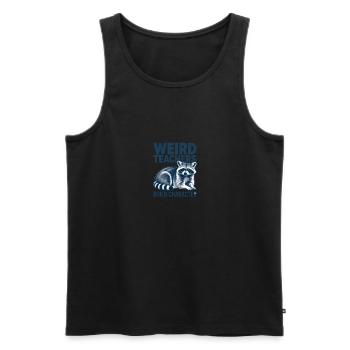 Weird Teachers Build Character Appreciation - Männer Premium Bio Tank Top - Schwarz - Vorne - AI Model Male 178 light (178cm)