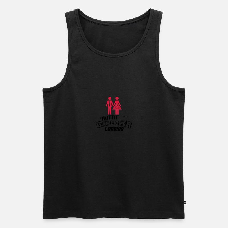 game over loading 2 - Männer Premium Bio Tank Top - undefined