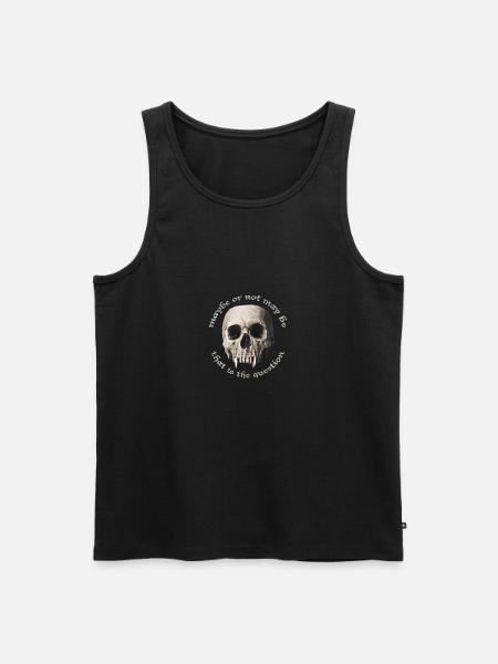 Vampyr Skull - Vampyr Skull - Herre Premium økologisk tanktop - sort