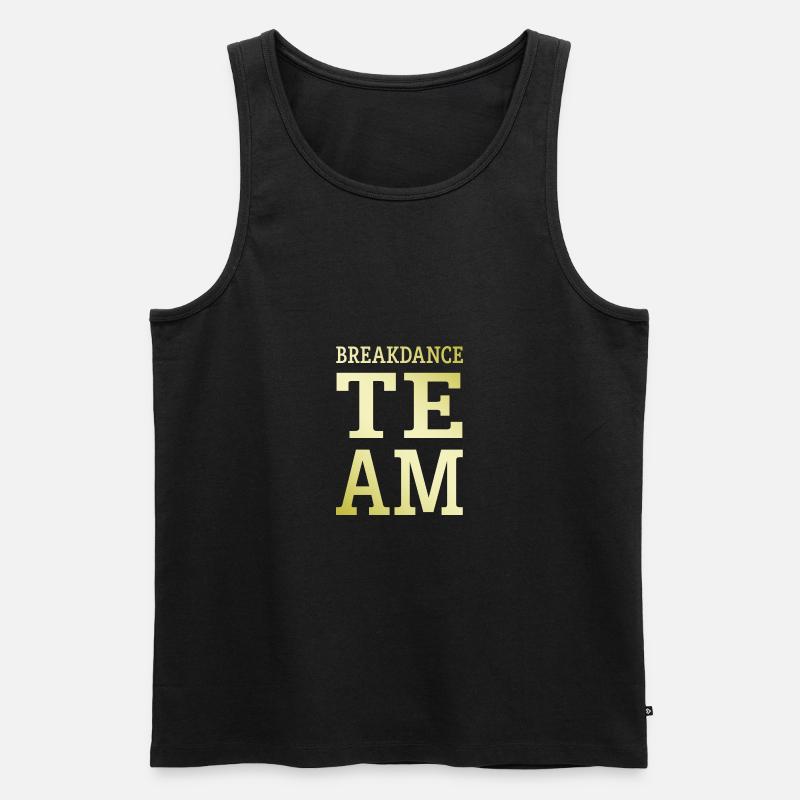 Équipe de breakdance Mannschaft - Débardeur bio Premium Homme - noir