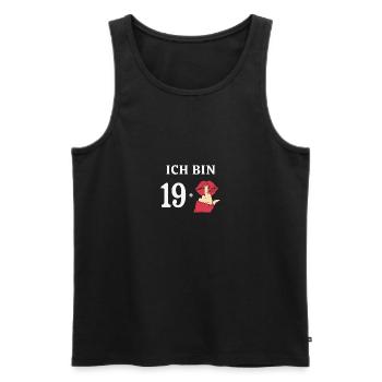 20 Jahre Geburtstag Sprüche Frauen Geschenk Idee - Männer Premium Bio Tank Top - Schwarz - Vorne - Michal (187cm)