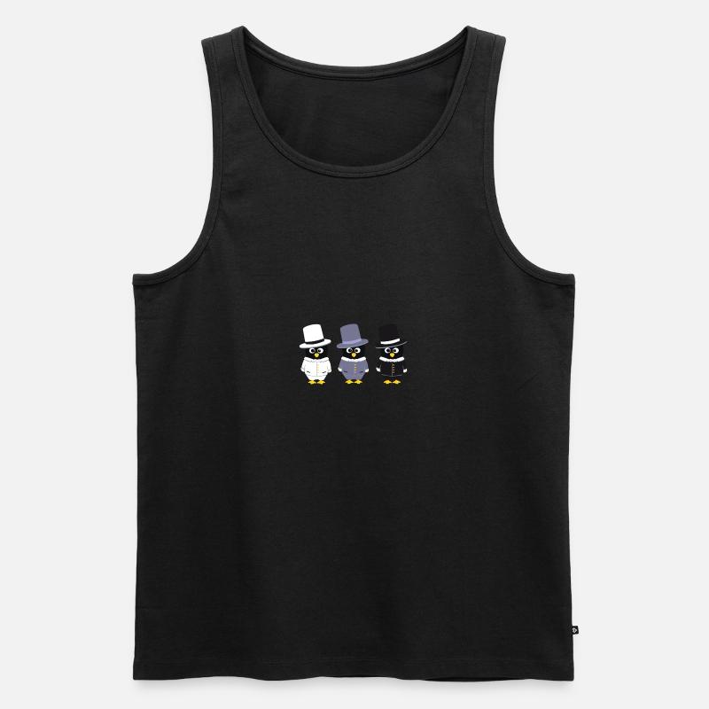 SEO Pinguine - Männer Premium Bio Tank Top - undefined