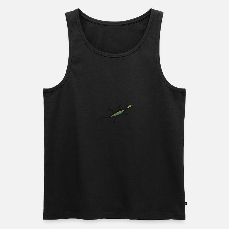 Unendliche Eidechse - Männer Premium Bio Tank Top - undefined