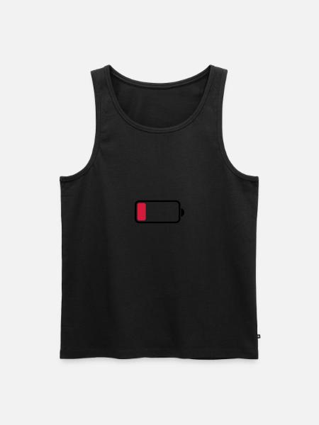 Low Battery Mode - Men's Premium Organic Tank Top -