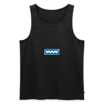 Wild Atlantic Way - Männer Premium Bio Tank Top - Schwarz - Vorne - AI Model Male 178 light (178cm)