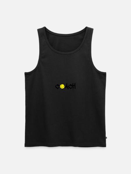 tennis coach - Männer Premium Bio Tank Top -