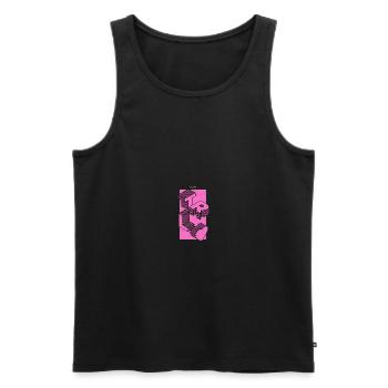 Tiroler Madl Tirolerin I Love Tyrol Retro Urlaub - Männer Premium Bio Tank Top - Schwarz - Vorne - AI Model Male 178 light (178cm)