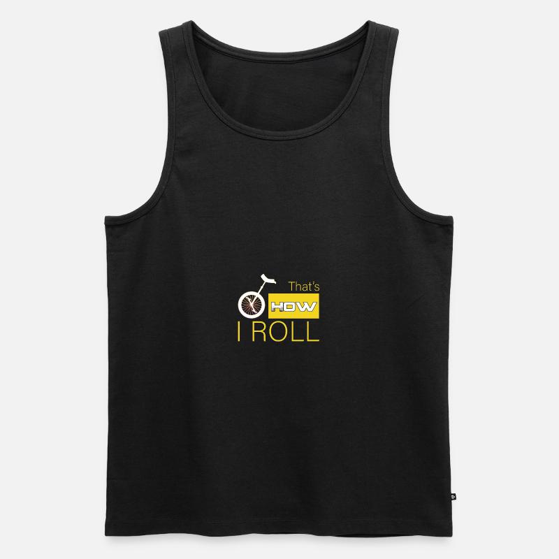 Monocyle Unabhängigkeit - Männer Premium Bio Tank Top - Schwarz