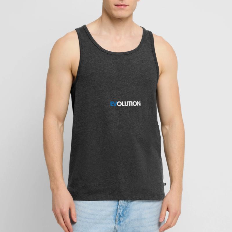 Elektrisch - E Auto - Evolution - Spruch Männer Premium Bio Tank Top
