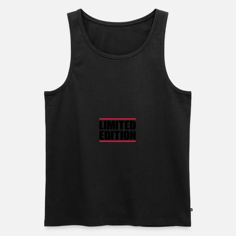 limited edition - Männer Premium Bio Tank Top - Schwarz