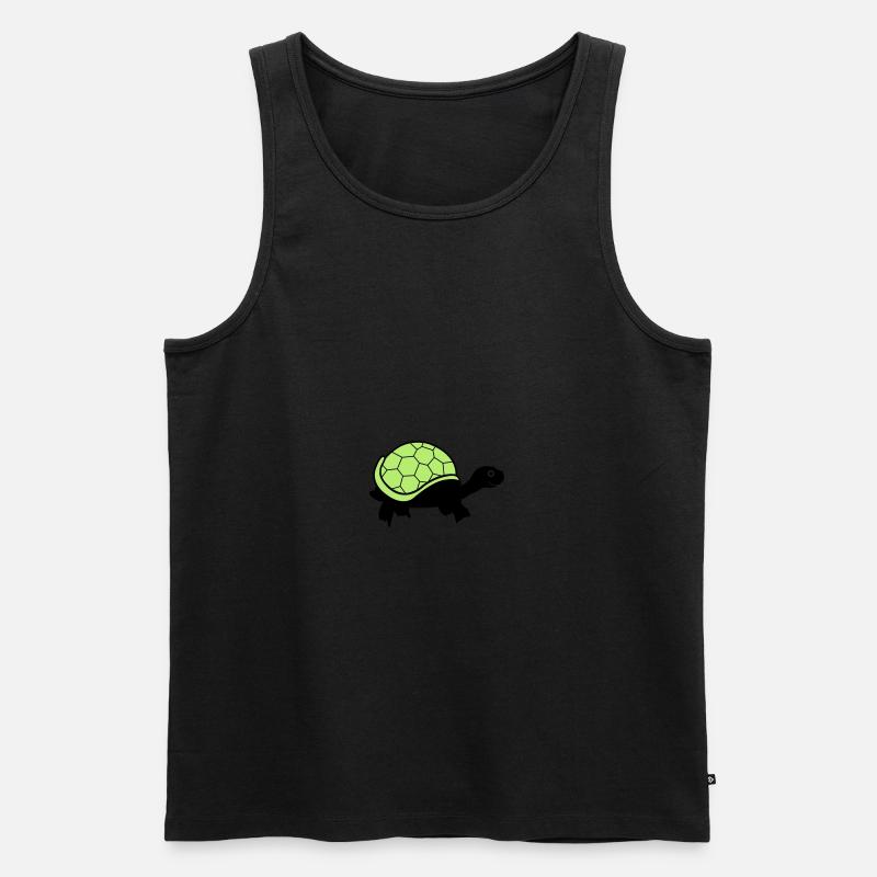 tortue - Débardeur bio Premium Homme - noir
